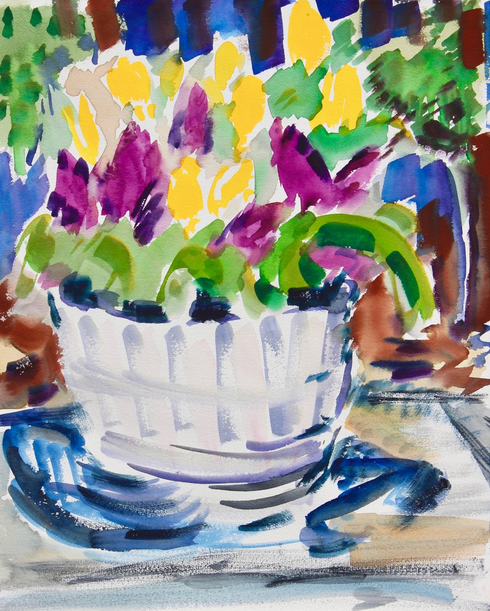 Fleurs dans un tonneau, 2021 - Richard H. Fox