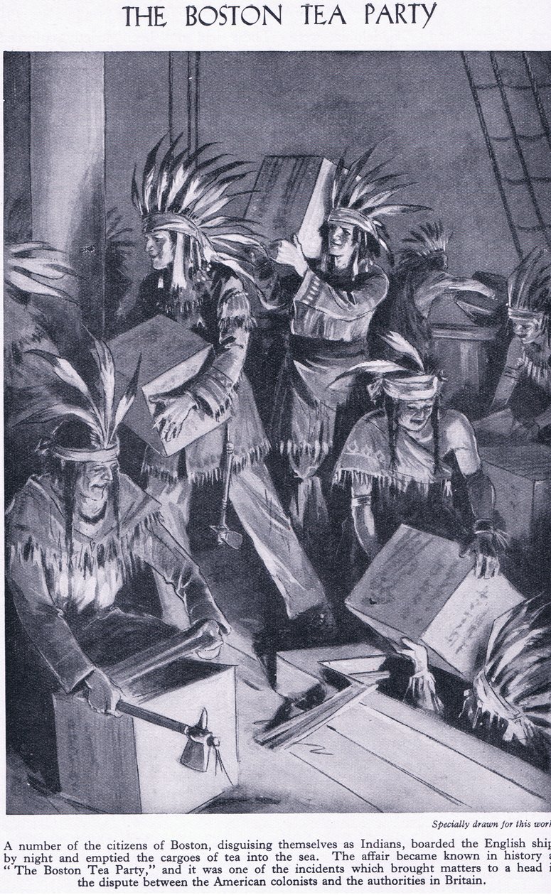 La Boston Tea Party, vers 1950 - Richard Henry Brock