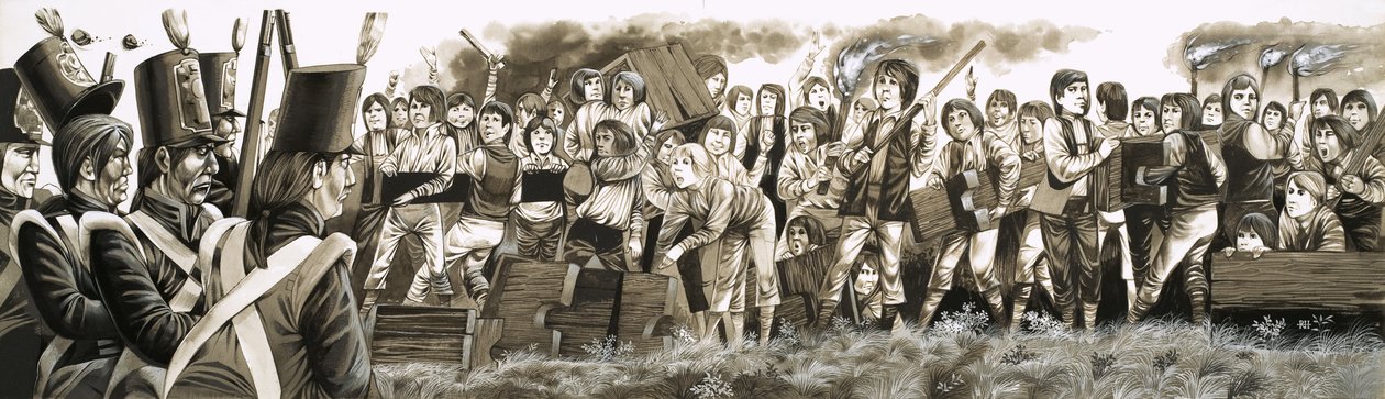 En 1797, les troupes ont été appelées pour réprimer les émeutes d