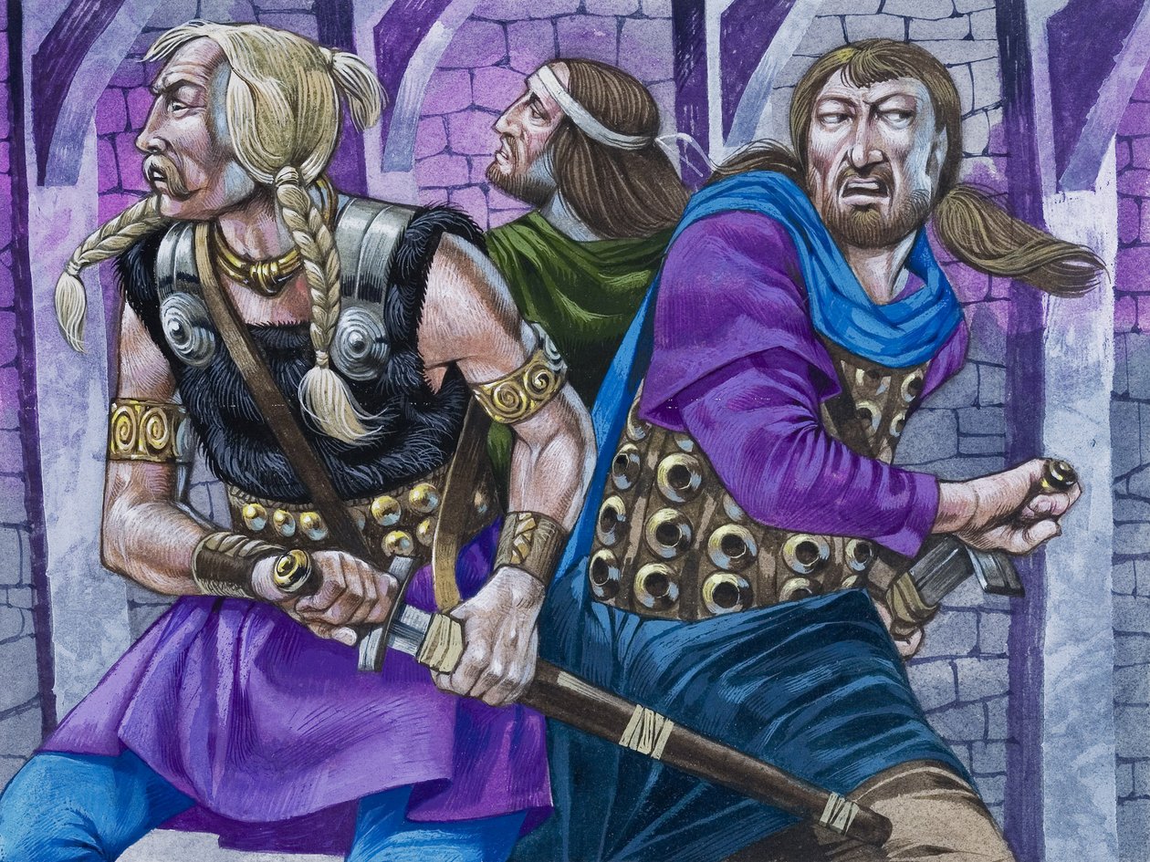 Sir Galahad, ainsi que Perceval et Bors - Richard Hook