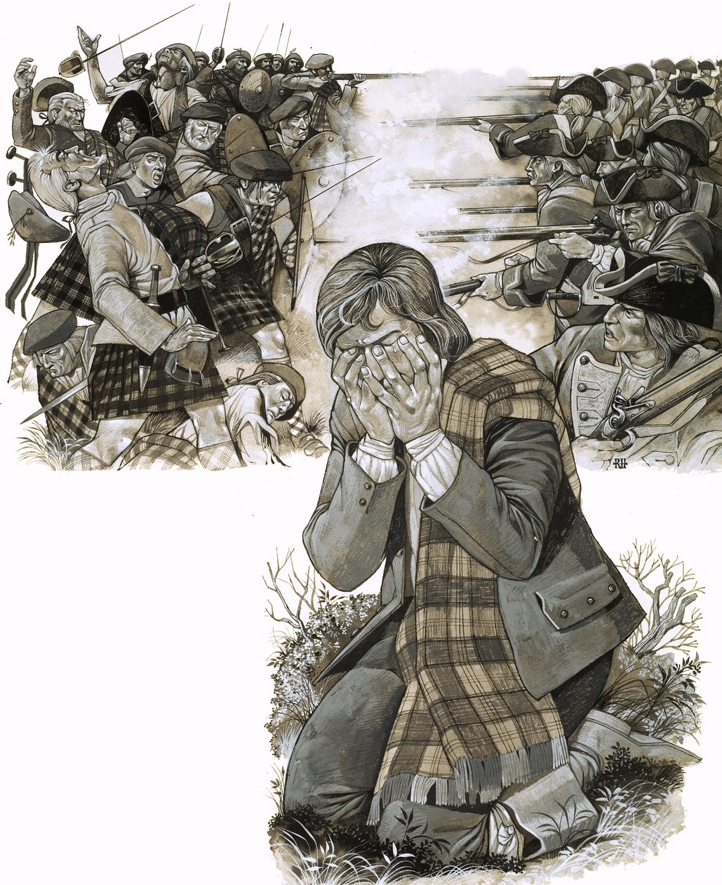 La bataille de Culloden - Richard Hook