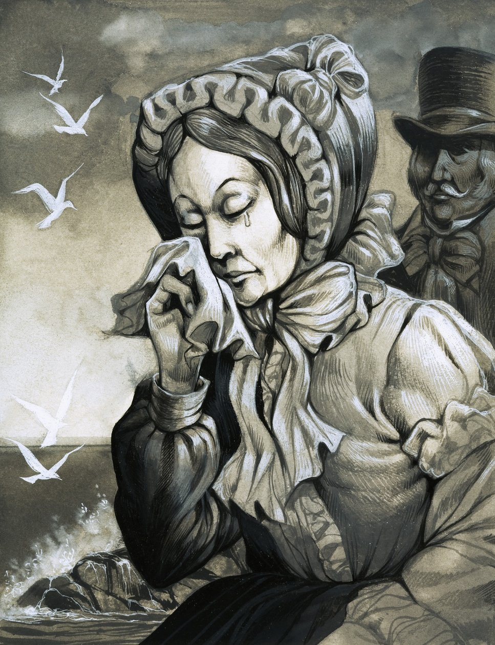 Femme qui pleure - Richard Hook
