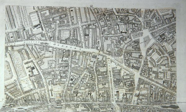 Plan de la ville de Londres, publié 1813 - Richard Horwood