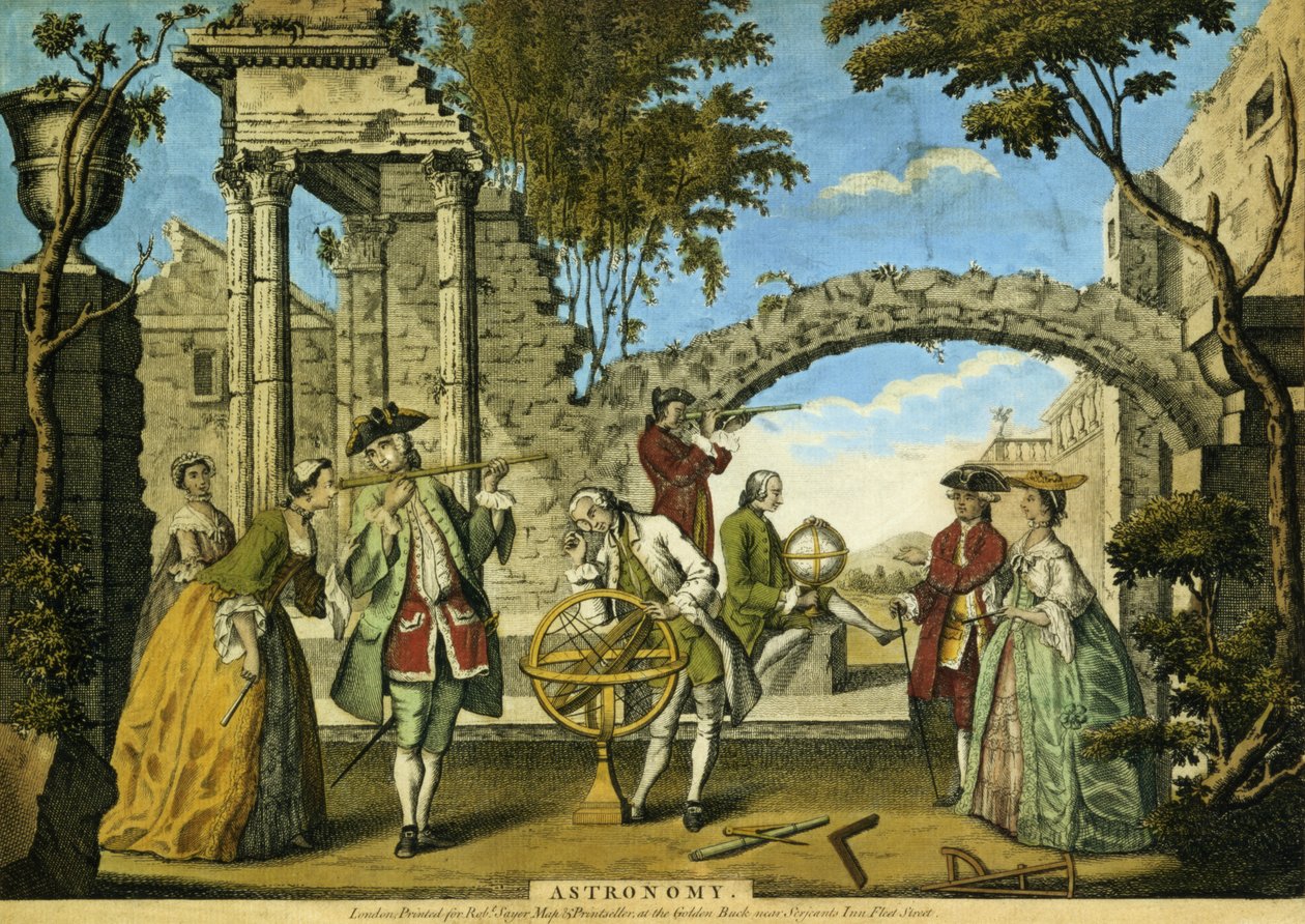 Astronomie, pub. par Robert Sayer (fl.1750-80) vers 1750 - Richard Houston