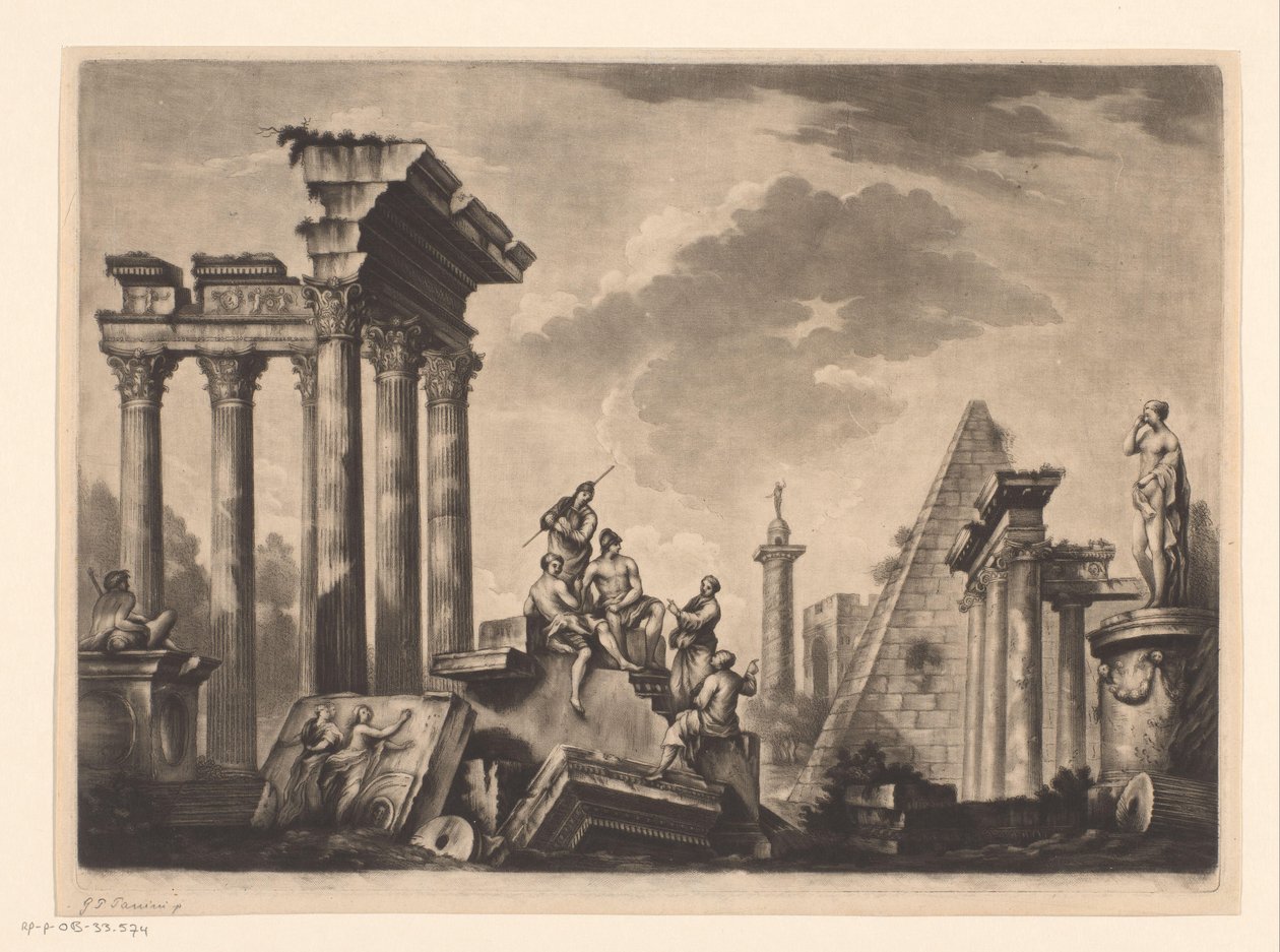 Ruines à Rome - Richard Houston