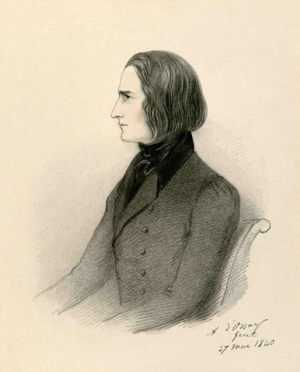 F. Liszt, 1840 - Richard James Lane