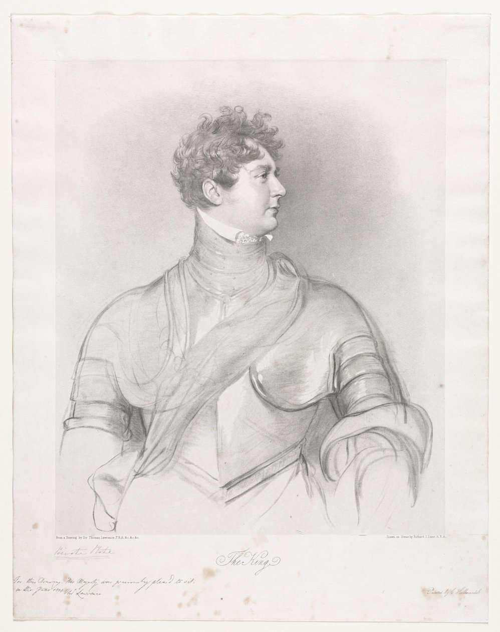 Le Roi, George IV de Grande-Bretagne - Richard James Lane