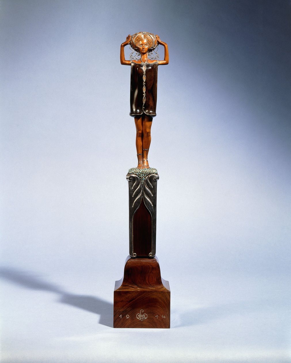 Statuette en buis - Richard Joseph Luksch