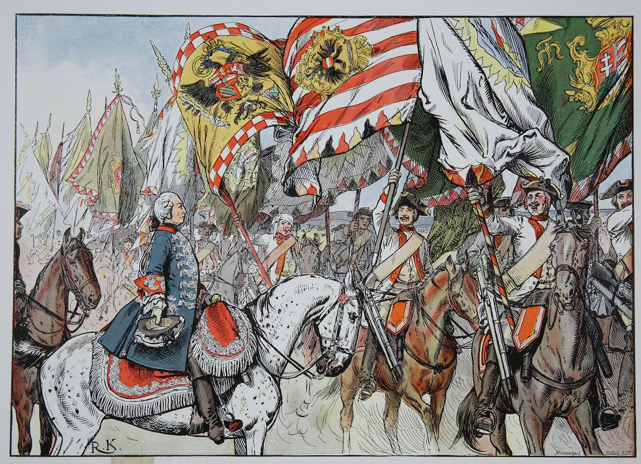 Dans la jubilation de la victoire, Hohenfriedberg, 4 juin 1745 - Richard Knoetel