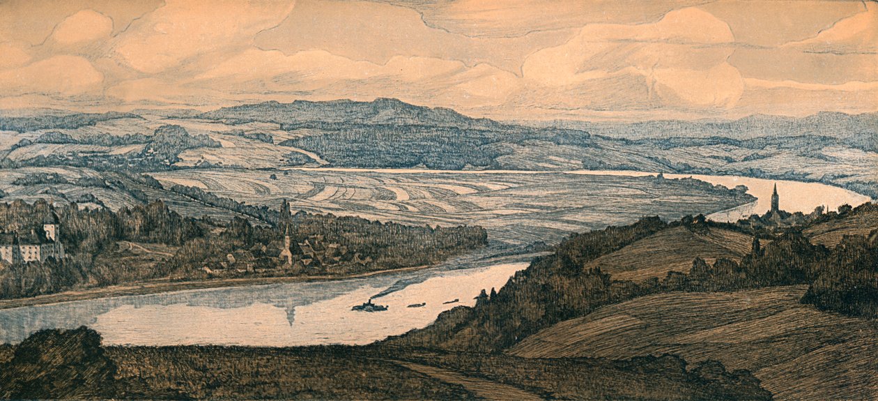 Persenburg sur le Danube, 20e siècle - Richard Lux