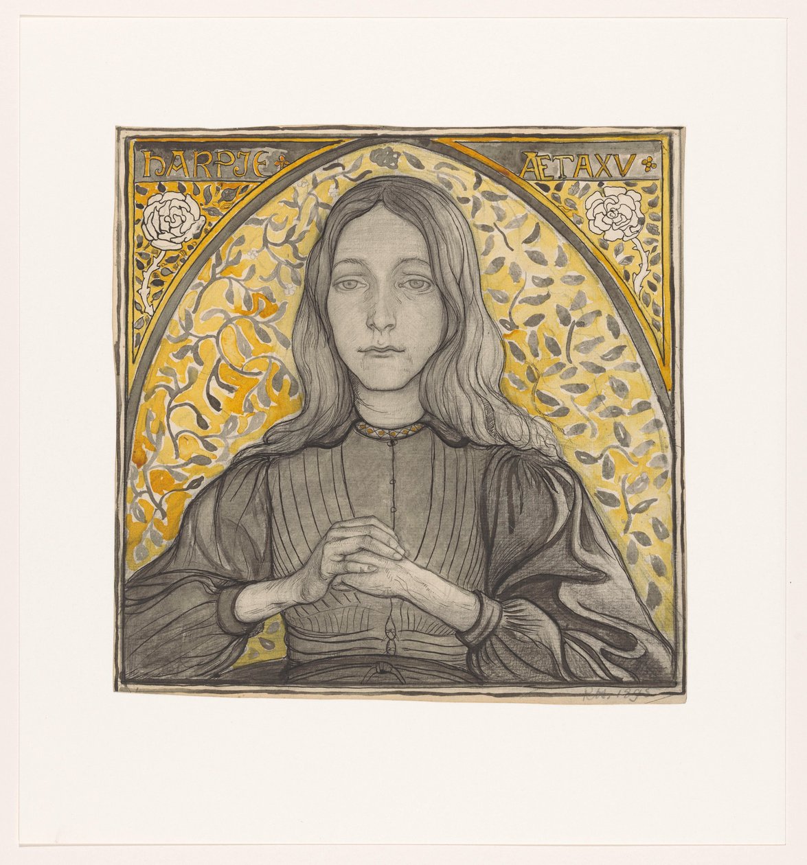 Portrait de Harpje, 15 ans - Richard Nicolaüs Roland Holst
