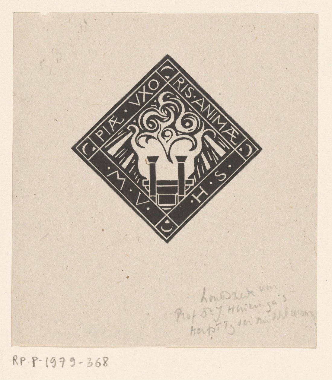 Vignette en mémoire de Mary Vincentia Huizinga-Schorer - Richard Nicolaüs Roland Holst