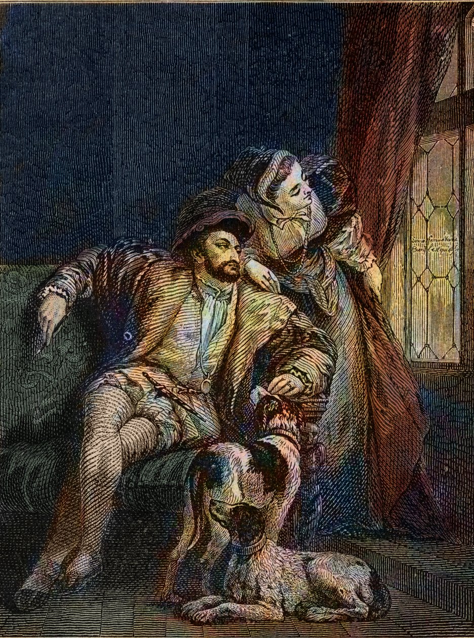 François Ier et Marguerite de Navarre - François Ier roi de France avec sa sœur Marguerite d