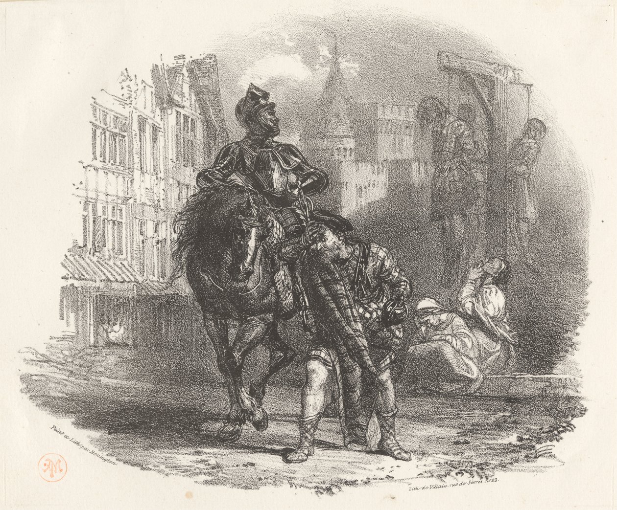 Les Pendus - Richard Parkes Bonington