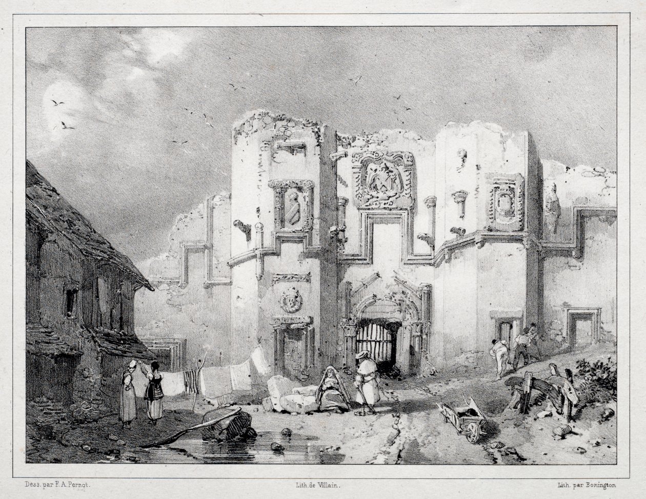 Ancienne Porte à Stirling - Richard Parkes Bonington