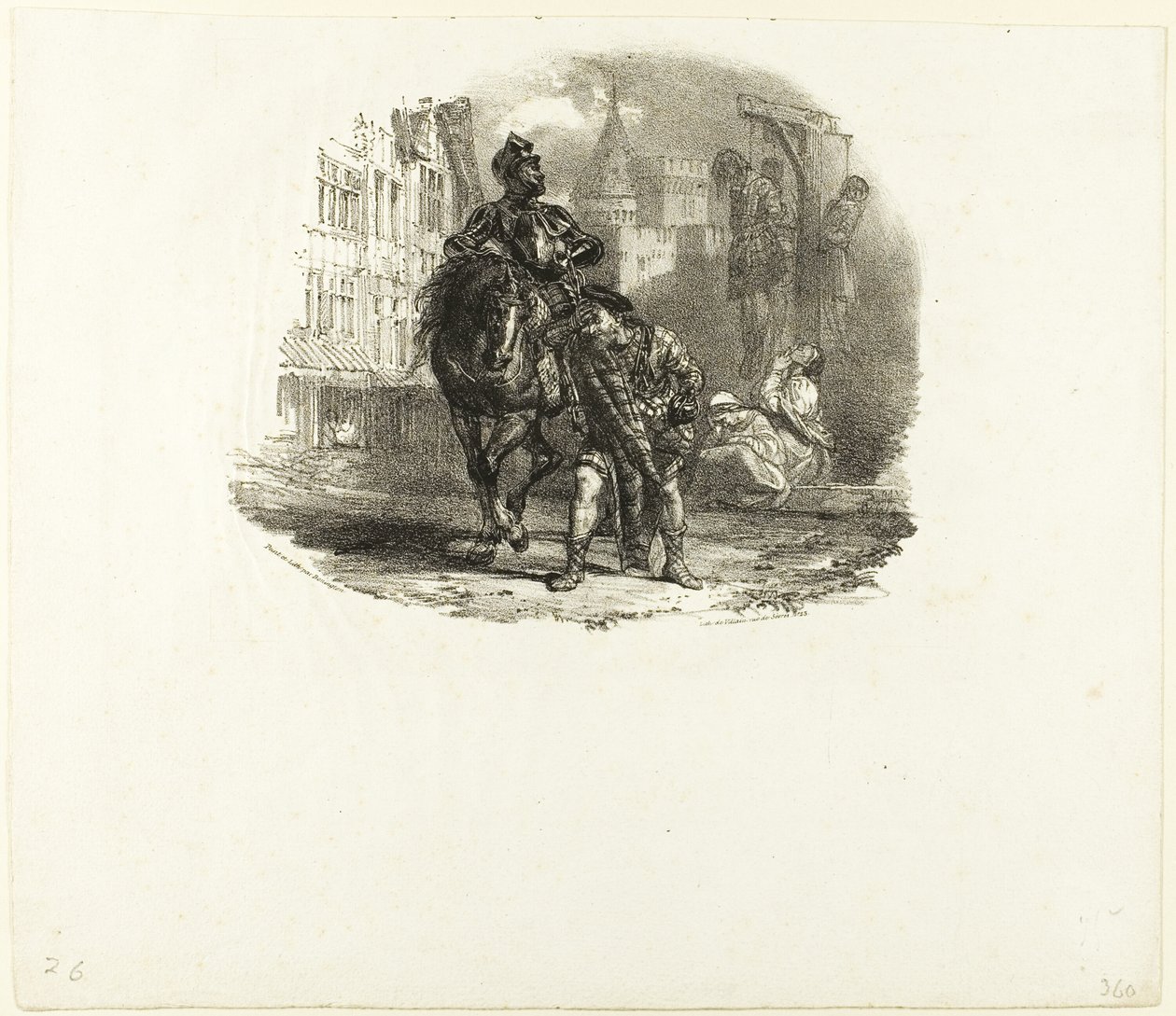 Les pendus - Richard Parkes Bonington