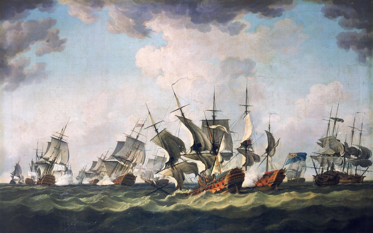 La bataille de la baie de Quiberon, 20 novembre 1759 - Richard Paton