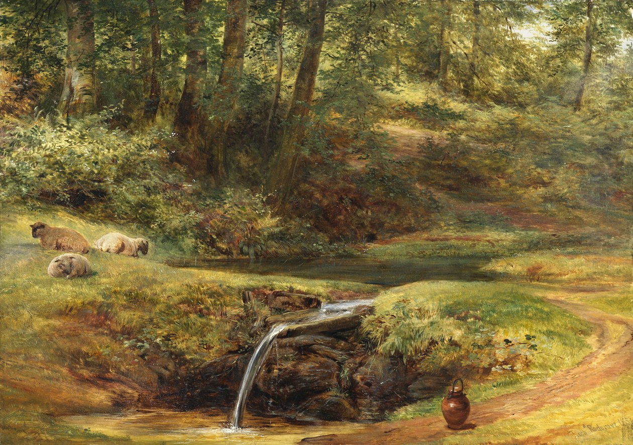 Étude pour Le Printemps sylvestre, 1854 - Richard Redgrave