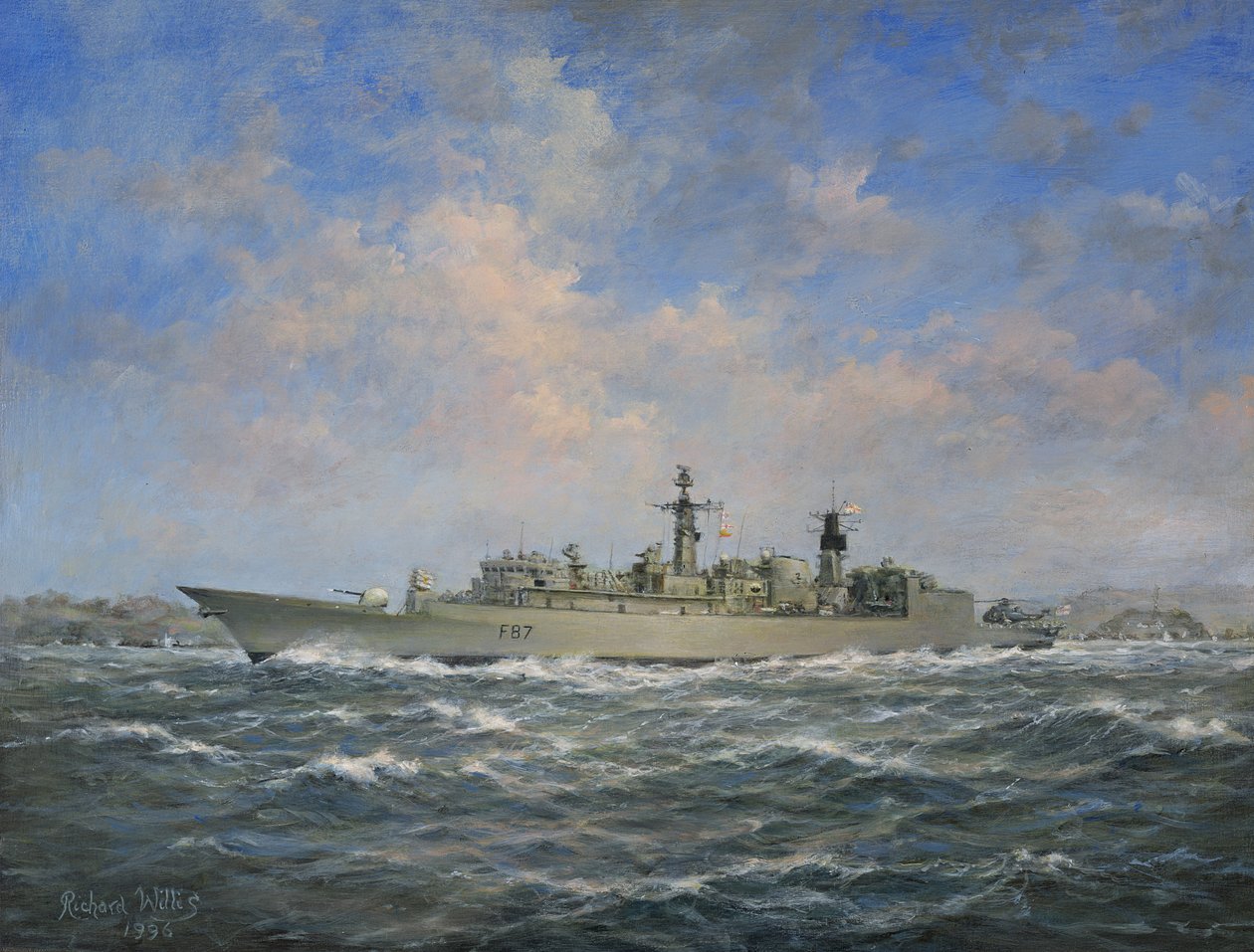 H.M.S. Chatham Type 22 (Batch 3) Frégate, 1996 - Richard Willis