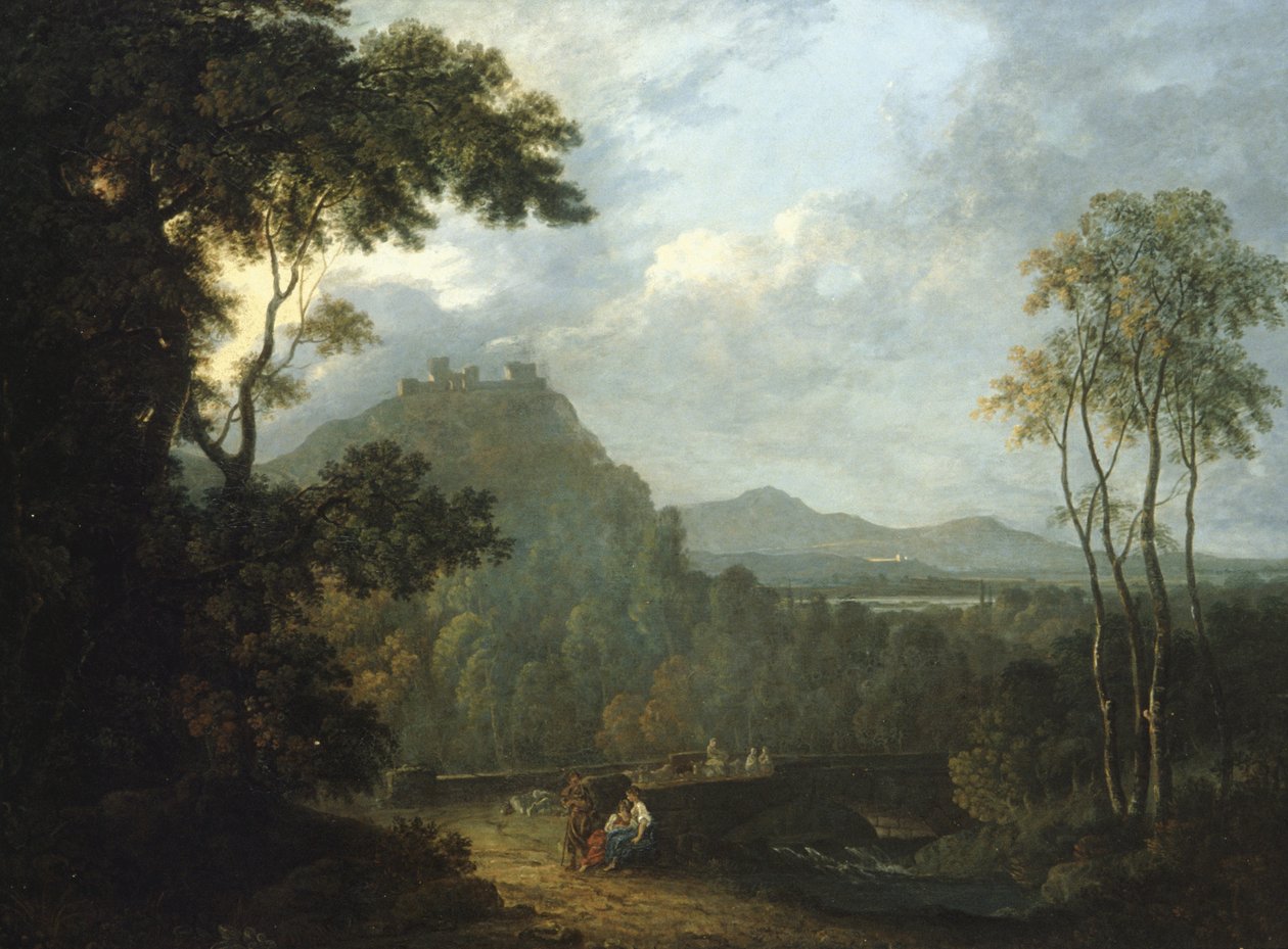 Château de Dinas Bran, près de Llangollen II, vers 1770 - Richard Wilson