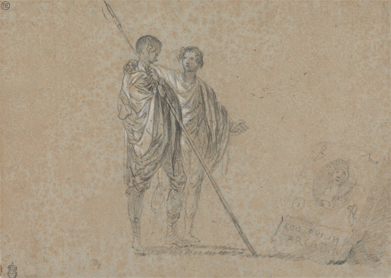 Étude de figures pour "Une vue de la Campagne" - Richard Wilson