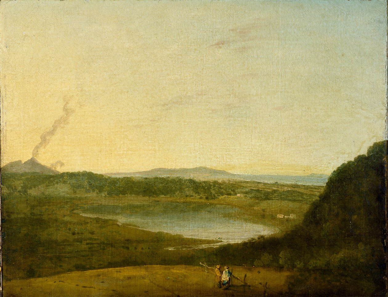 Le Lago di Agnano, vers 1752 - Richard Wilson