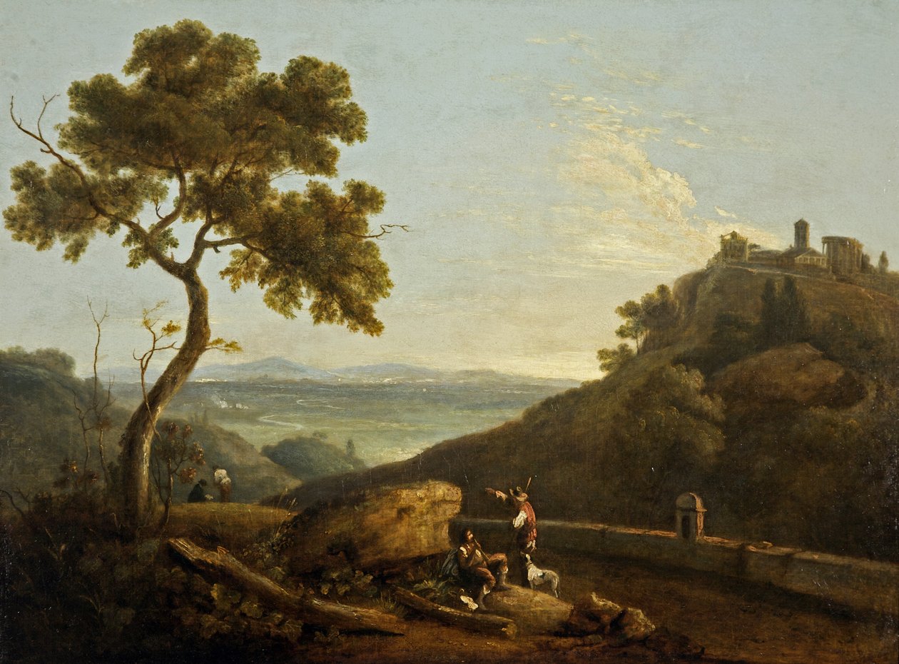 Le Temple de la Sibylle et la Campagne, Tivoli, Italie - Richard Wilson