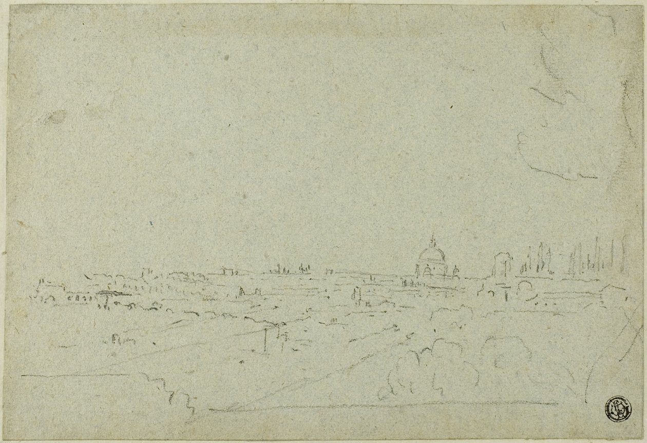 Vue de Saint-Pierre depuis le palais des Césars, avec le Circus Maximus en contrebas - Richard Wilson