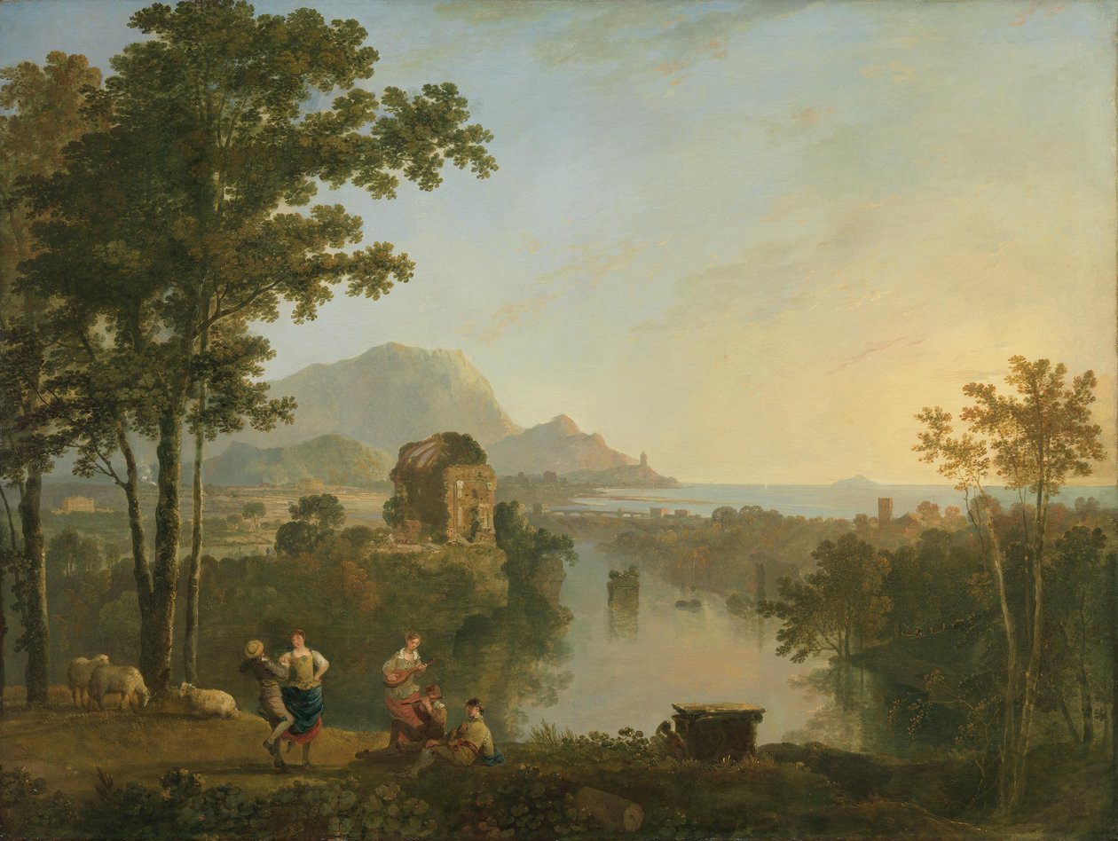 Vaste paysage côtier du Sud au crépuscule - Richard Wilson