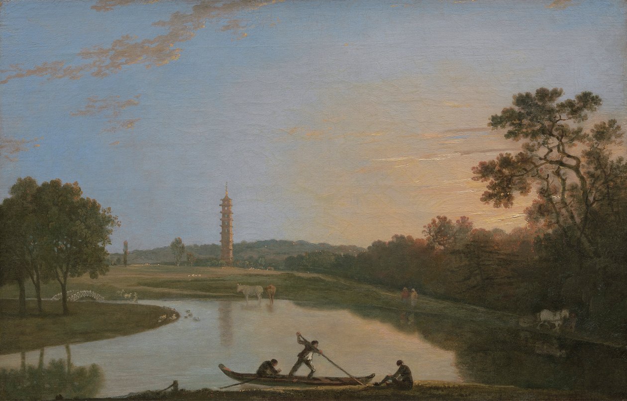Jardins de Kew : La pagode et le pont - Richard Wilson