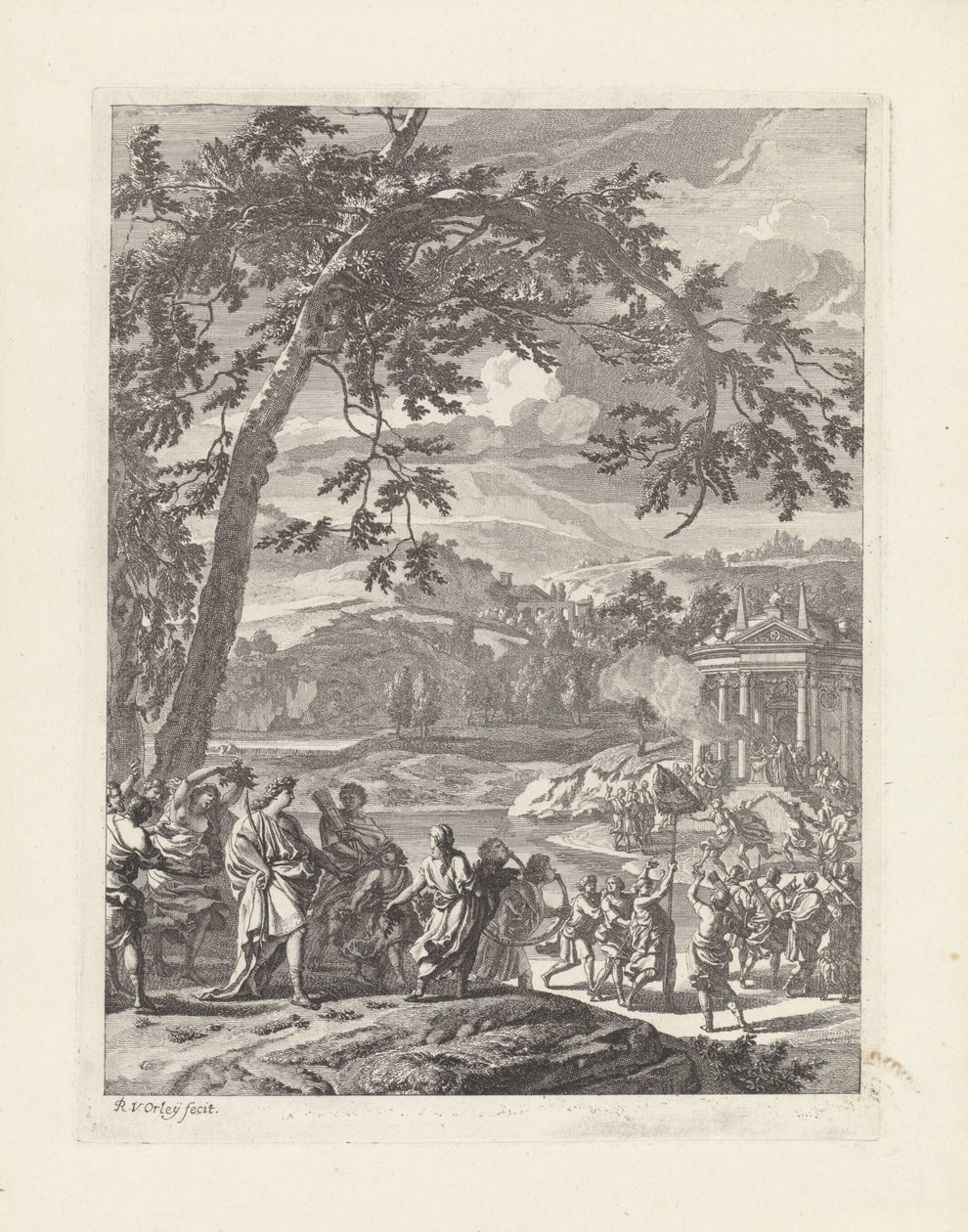 Silvio est accueilli en fête - Richard van Orley (II)