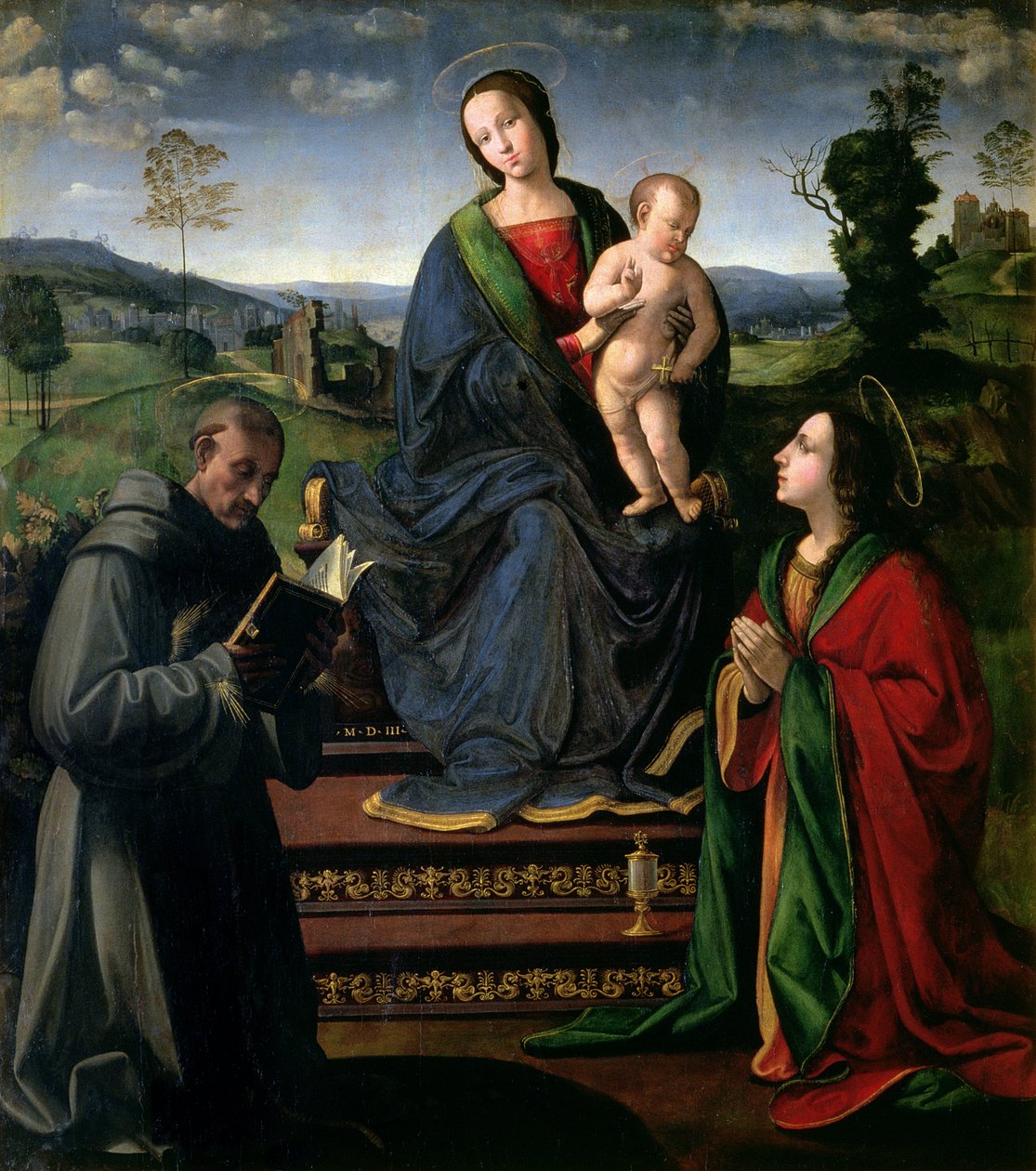 Madone et Enfant avec Saint François d