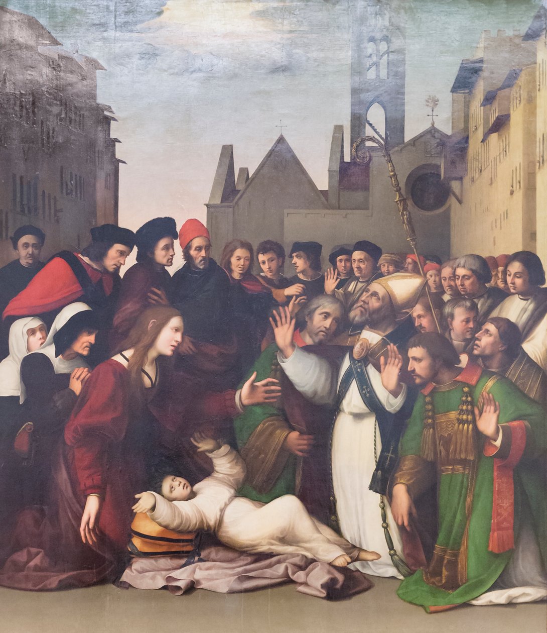 Saint Zénobe ressuscite un garçon - Ridolfo Ghirlandaio