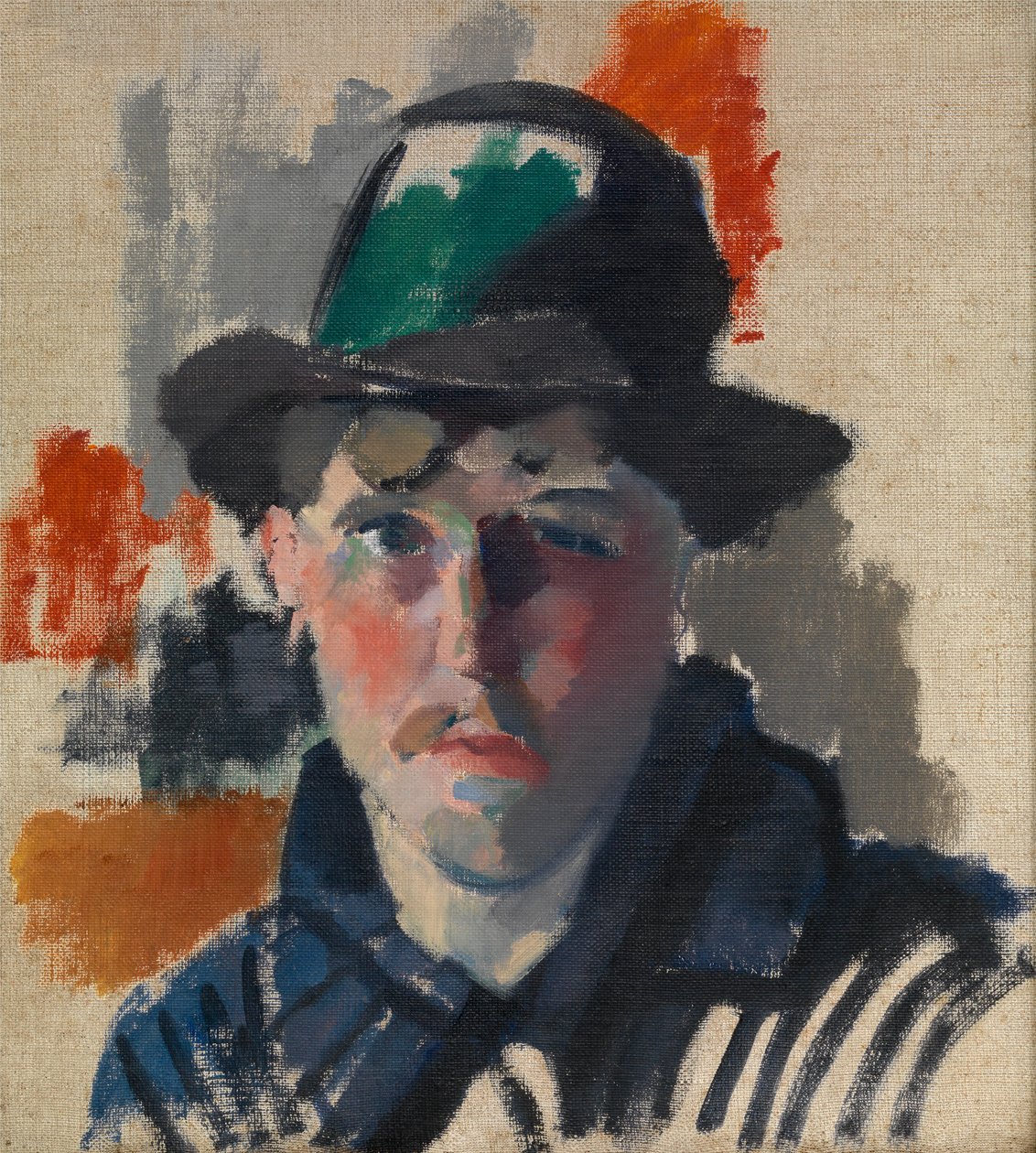 Autoportrait au chapeau vert - Rik Wouters