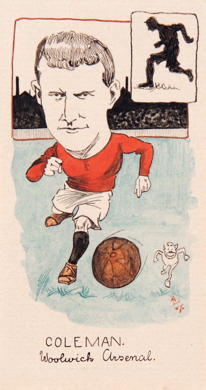 Tim Coleman, Arsenal de Woolwich, dessin pour un ensemble de cartes de cigarettes, 1907 - Rip