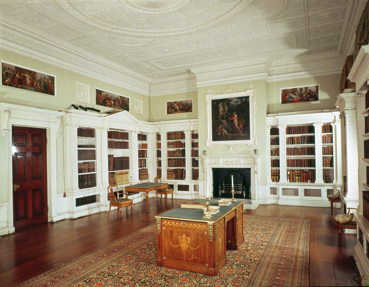 Vue de la bibliothèque - Robert Adam