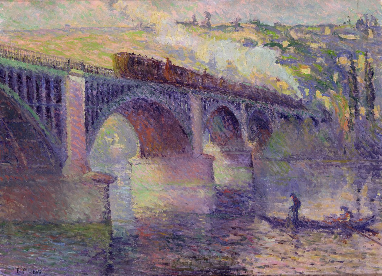 Le Pont au coucher du soleil, 1905 - Robert Antoine Pinchon