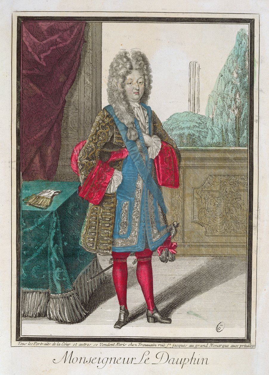 Louis de France (1661-1711) Monseigneur le Dauphin - Robert Bonnart