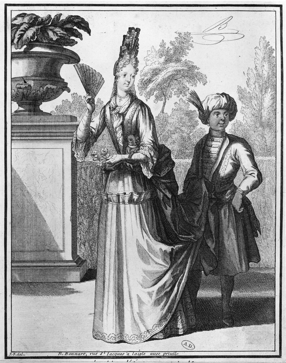 Robe de noble, fin XVIIe siècle - Robert Bonnart