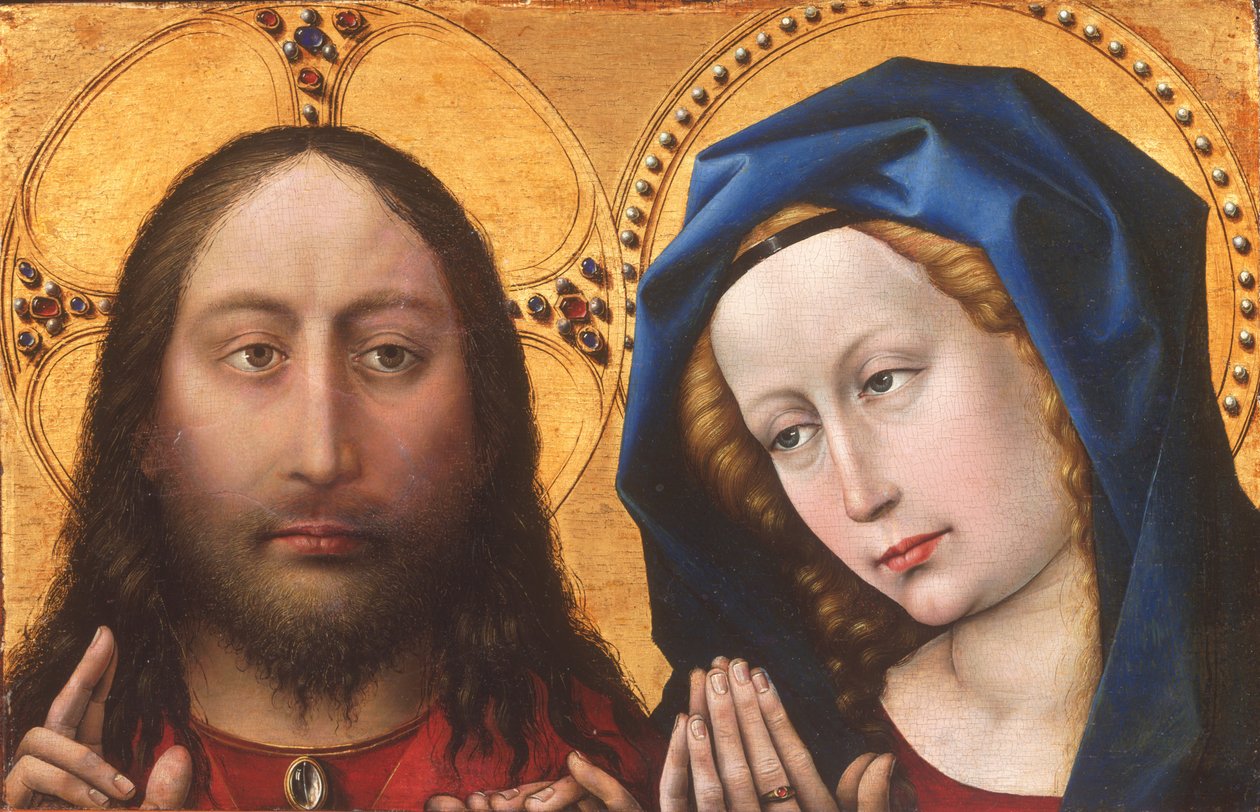 Le Christ et la Vierge - Robert Campin