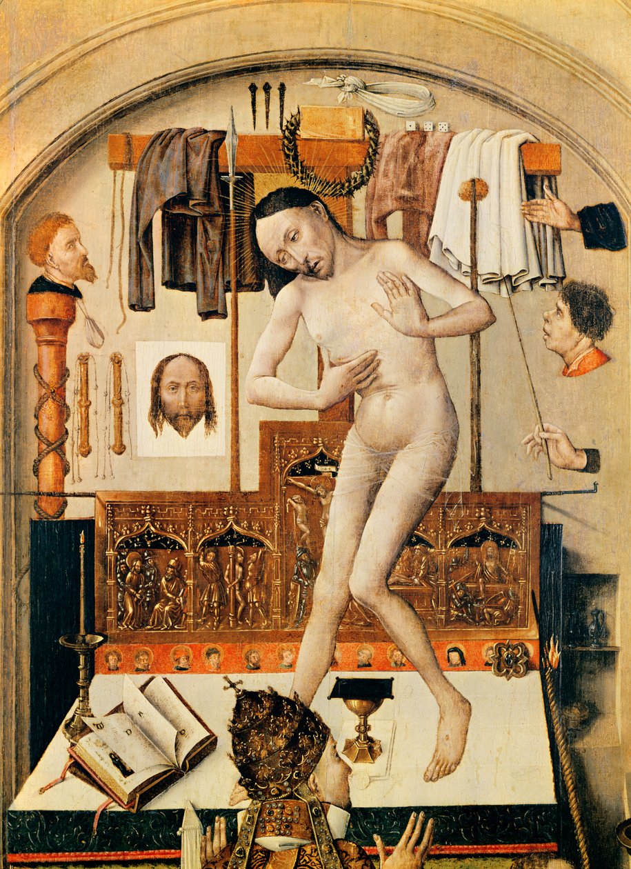 La Messe de Saint Grégoire le Grand (détail) - Robert Campin