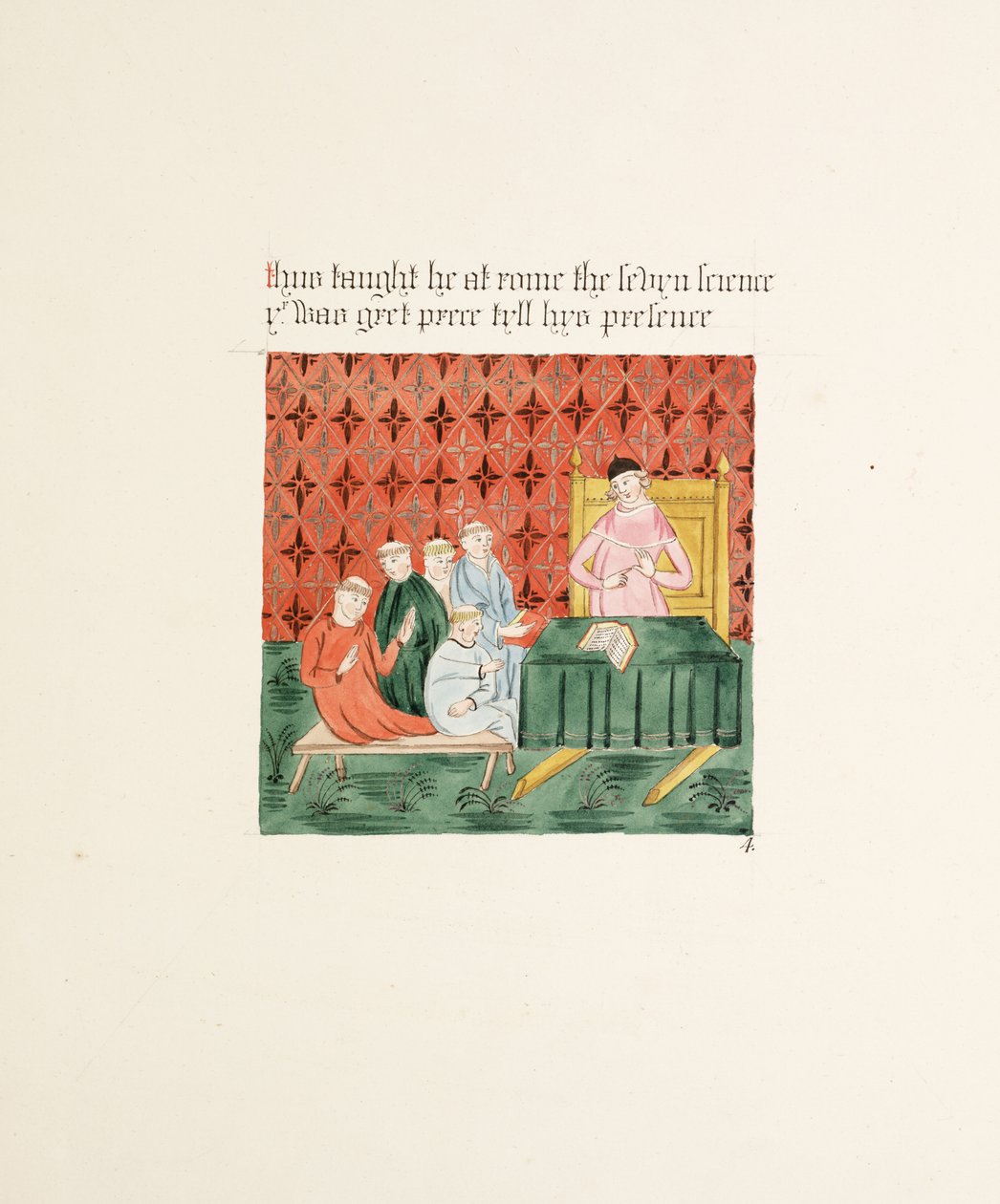 Ms. New Coll 380, f13r. Les antiquités de la cathédrale Sainte-Marie, Carlisle, dessinées par Robert Carlile, 1795 (plume et encre et aquarelle sur papier) - Robert Carlile