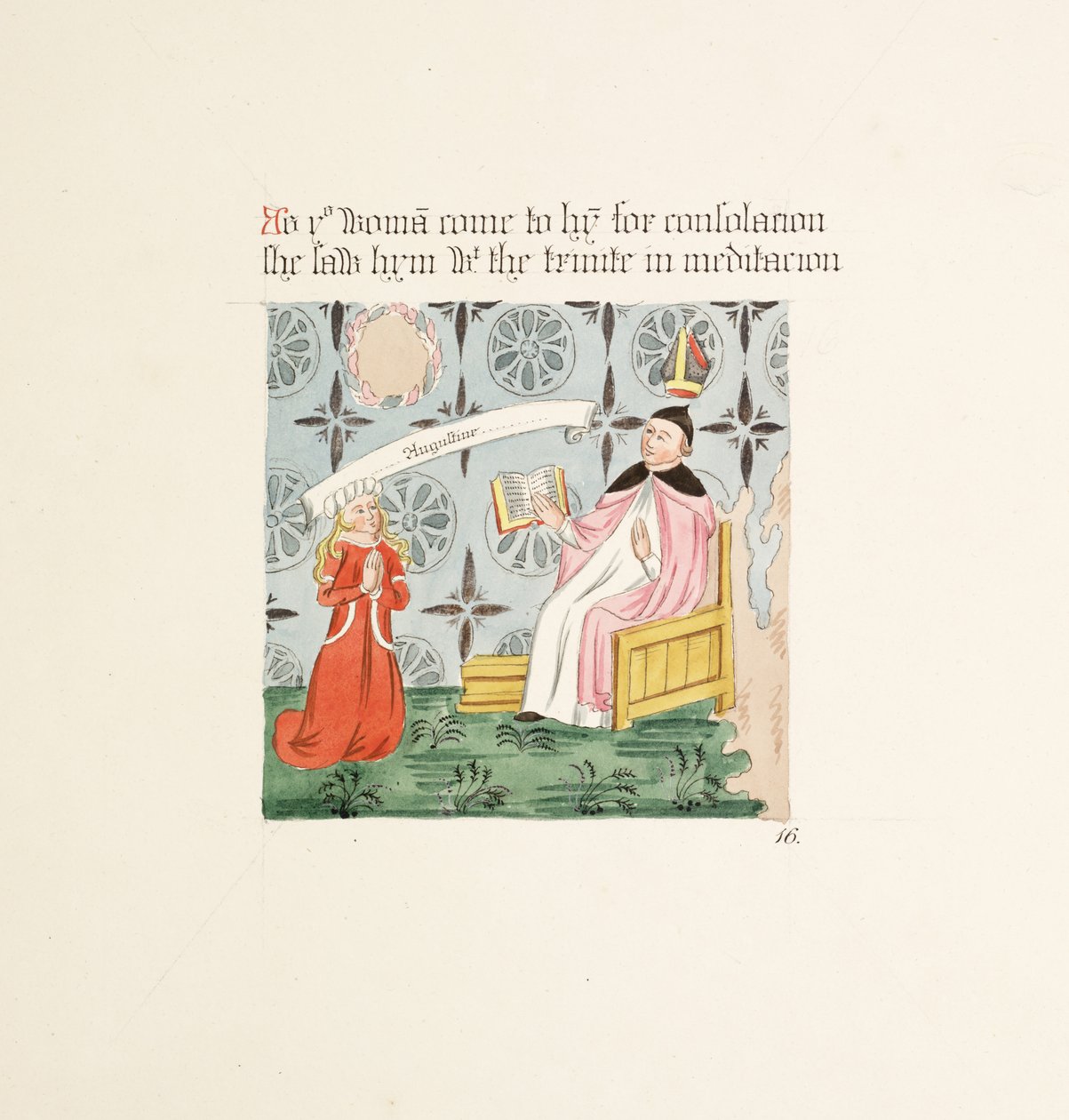 Ms. New Coll 380, f25r. Les antiquités de la Cathédrale Sainte-Marie, Carlisle, dessinées par Robert Carlile, 1795 - Robert Carlile
