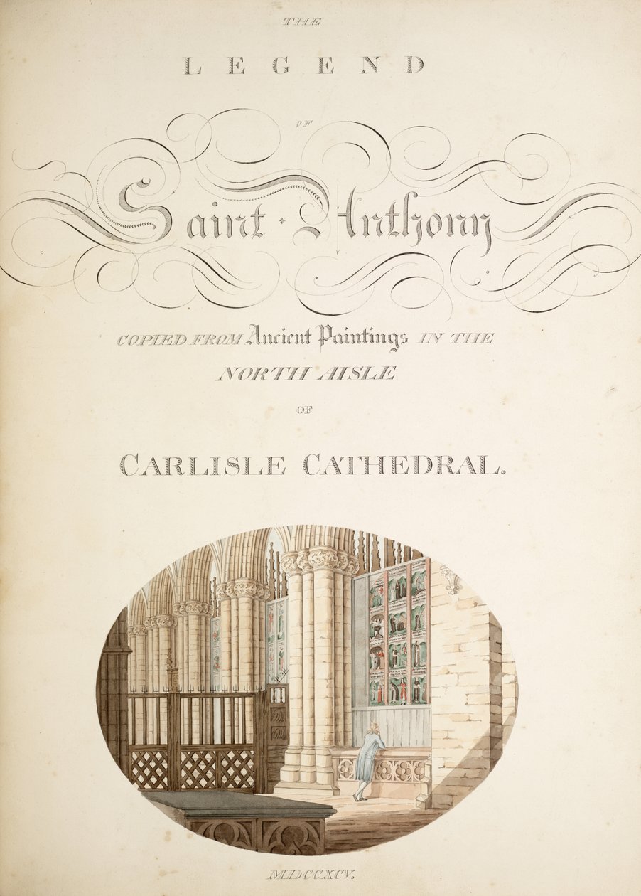 Les antiquités de la cathédrale Sainte-Marie de Carlisle, dessinées par Robert Carlile, 1795 - Robert Carlile