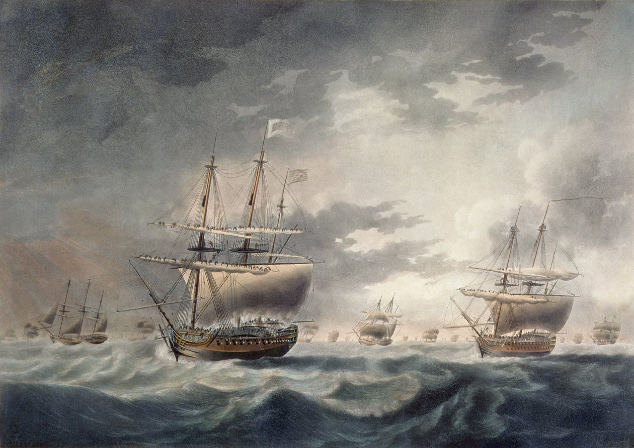 Une tempête approchant, gravé par Francis Jukes (1747-1812) publié en 1795 - Robert Dodd