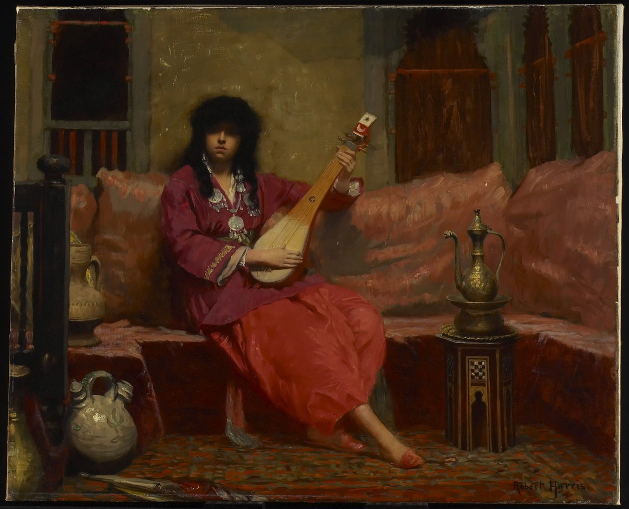 Un intérieur nord-africain, vers 1887 - Robert Harris