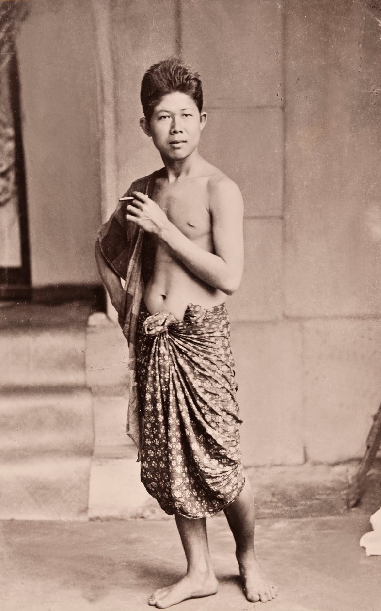Un Homme Siamois, c.1890 - Robert Lenz