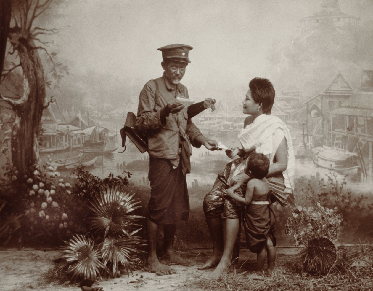 Service postal précoce en Thaïlande, 1890 - Robert Lenz