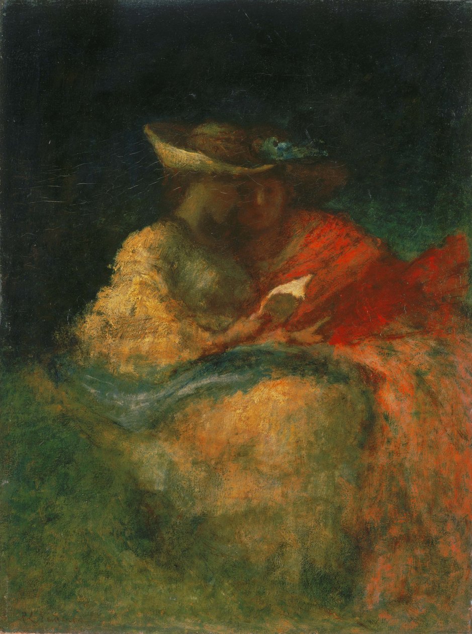 La lettre - Robert Loftin Newman