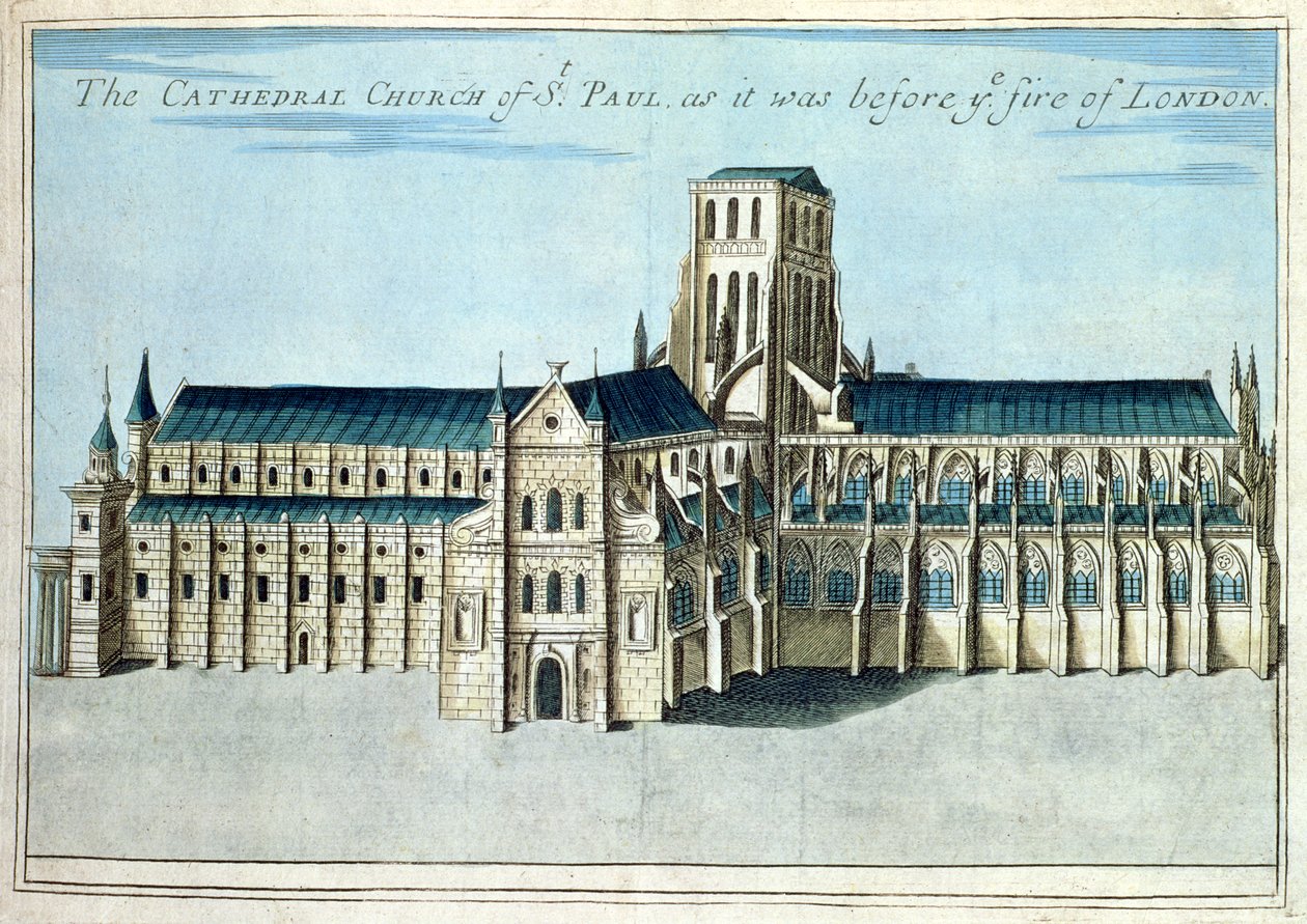 La cathédrale Saint-Paul avant qu